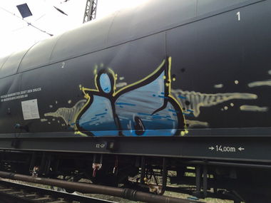 Graffiti Train - Photo by LosPicos - IO (2015)
