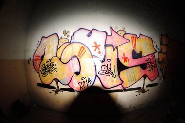 Graffiti Bombing - Photo by LouieVuitton - LOUIS, LOUIE, BIS (2014)