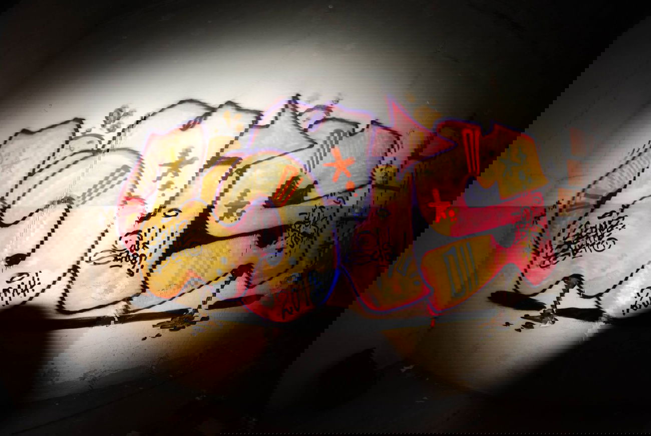 Graffiti Bombing - Photo by LouieVuitton - LOUIS, LOUIE, BIS (2014)