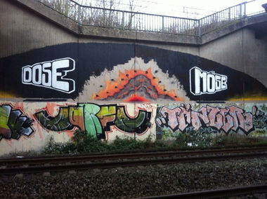 Graffiti Wall - Photo by Love - DOSE, MÖSE