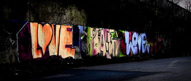 Graffiti Bombing - Photo by Love80