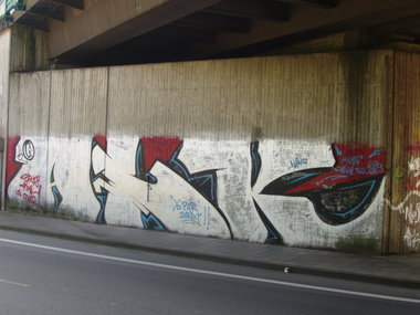 Graffiti Wall in Lengerich - Photo by LoveArt - afk, nero, zero (2014)
