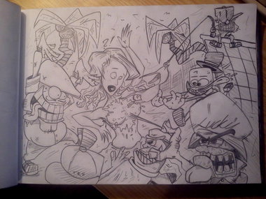 Graffiti Sketch - Photo by Lucky