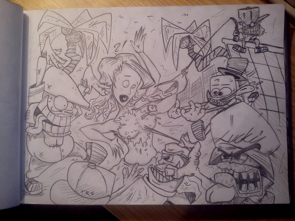 Graffiti Sketch - Photo by Lucky