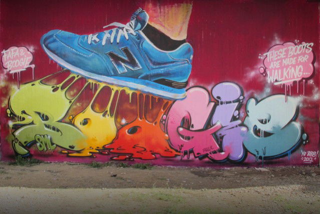 Graffiti Wall - Photo by Lunatic - Boogie, New, Balance (2012)