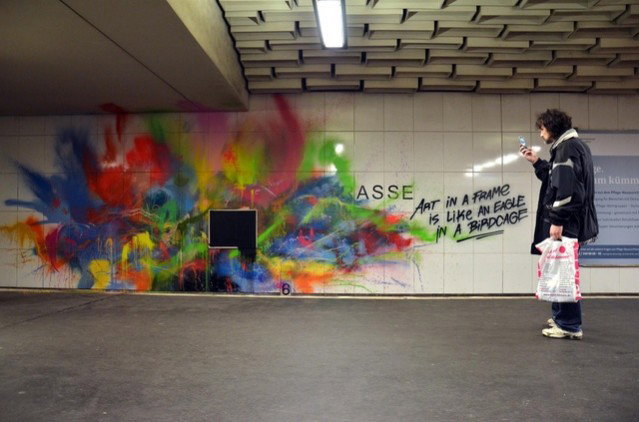Graffiti Wall - Photo by Lunatic - subway, art