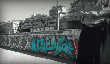 Graffiti Bombing in Sofia - Photo by LupaOne - LUPA, ONE