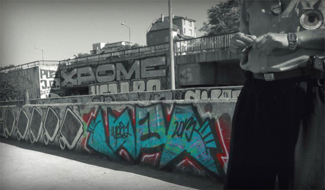 Graffiti Bombing in Sofia - Photo by LupaOne - LUPA, ONE