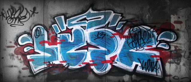 Graffiti in Varna - Photo by LupaOne - LUPA, ONE