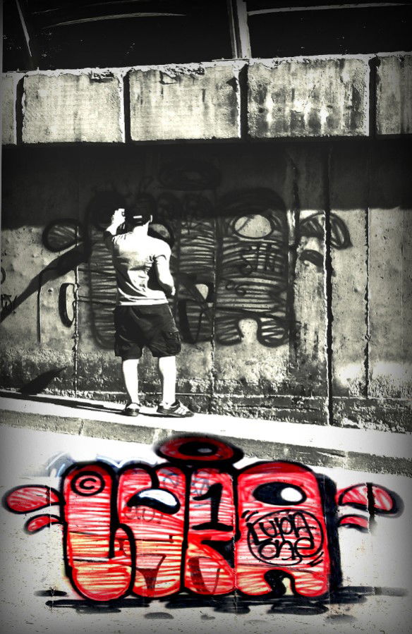 Graffiti Artwork in Sofia - Photo by LupaOne - LUPA, ONE