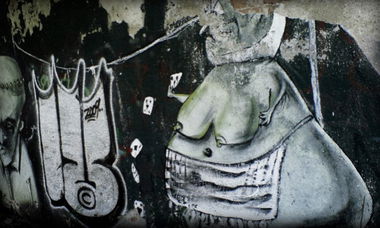 Graffiti Bombing in Bulgaria - Photo by LupaOne - LUPA, 0NE (2009)