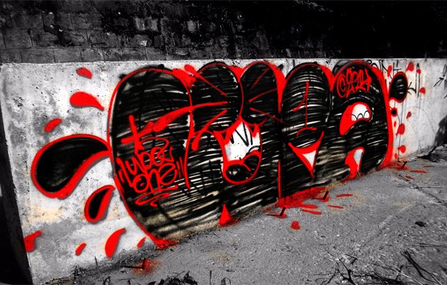 Graffiti Bombing - Photo by LupaOne - LUPA (2014)