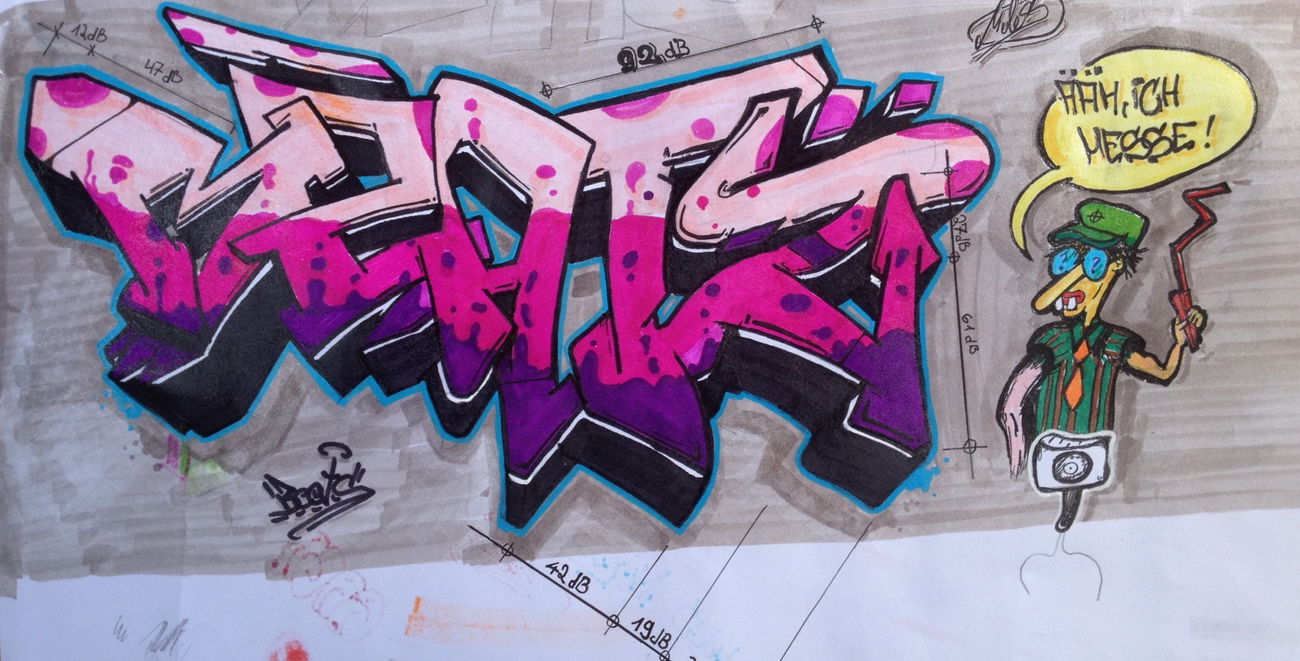 Graffiti Sketch - Photo by LuxusLP - new_liqourflavour