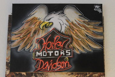 Graffiti Artwork - Photo by LuxusLP - harley, davidson, dad