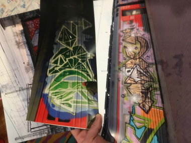 Graffiti Train in Колпино - Photo by LytiiStaff - Dsk (2014)