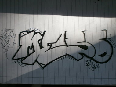 Graffiti Sketch - Photo by M3sO