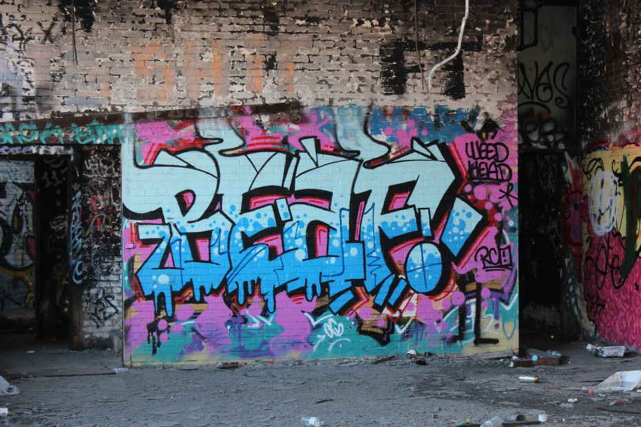 Graffiti Wall in Montreal - Photo by MABS - BEAF