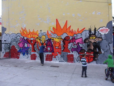 Graffiti Wall - Photo by MACE - Dynamit.Mace.Webski.Mor.Pan, Tekturka (2011)