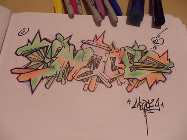 Graffiti Sketch - Photo by MACE - Mace.Kotlina.Cru. (2012)
