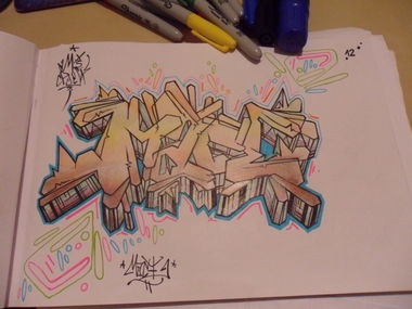 Graffiti Sketch - Photo by MACE - Mace.Kotlina.Cru. (2012)