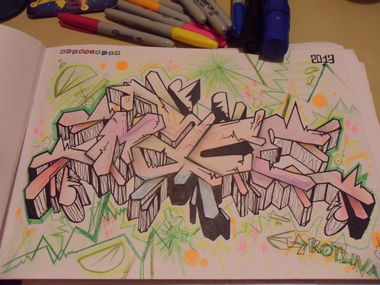 Graffiti Sketch - Photo by MACE - Mace.Kotlina.Cru. (2013)