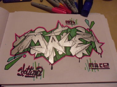 Graffiti Sketch - Photo by MACE - Mace.Kotlina, Cru (2014)