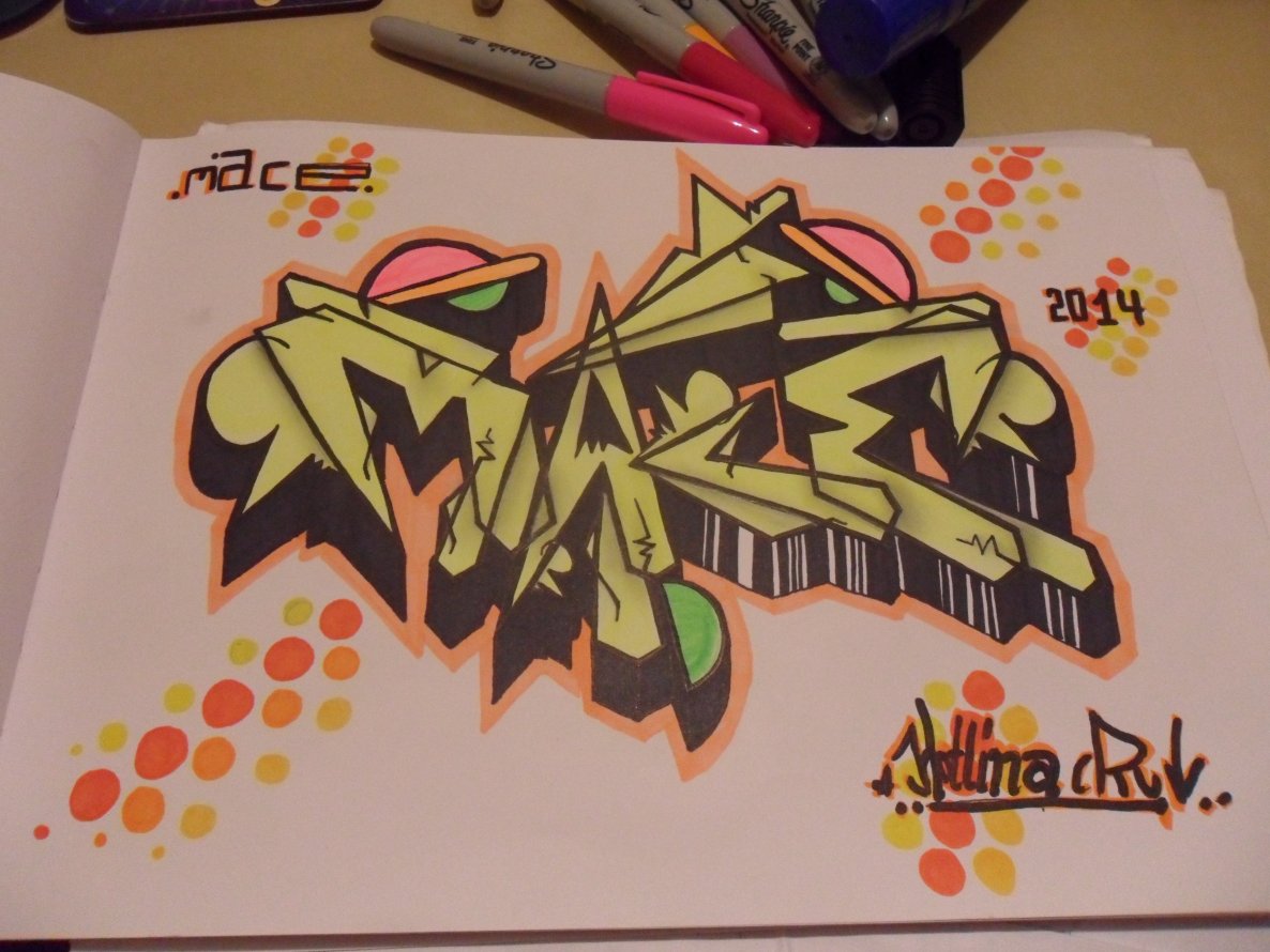 Graffiti Sketch - Photo by MACE - Mace.Kotlina, Cru (2014)
