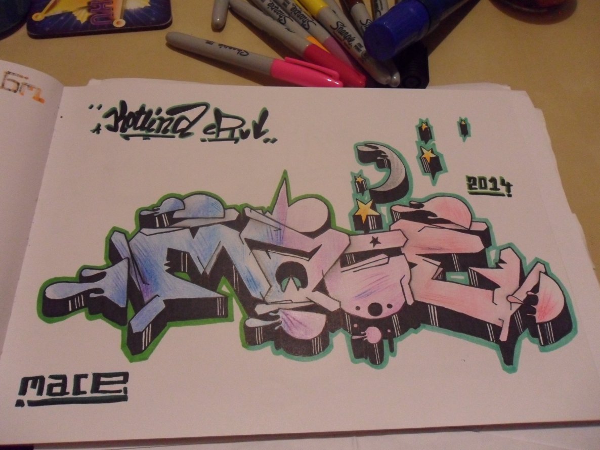 Graffiti Sketch - Photo by MACE - Mace.Kotlina, Cru (2014)