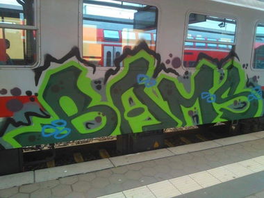 Graffiti Train - Photo by MADAFAKA