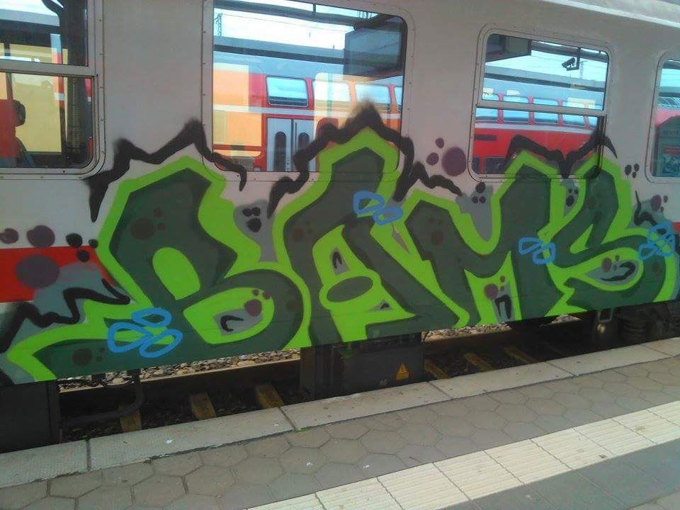 Graffiti Train - Photo by MADAFAKA