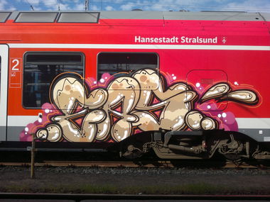 Graffiti Train - Photo by MADAFAKA