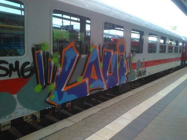 Graffiti Train - Photo by MADAFAKA