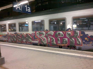 Graffiti Train - Photo by MADAFAKA