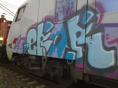 Graffiti Train - Photo by MADAFAKA