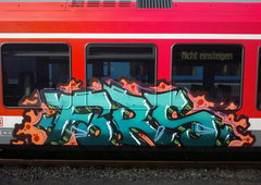 Graffiti Train - Photo by MADAFAKA