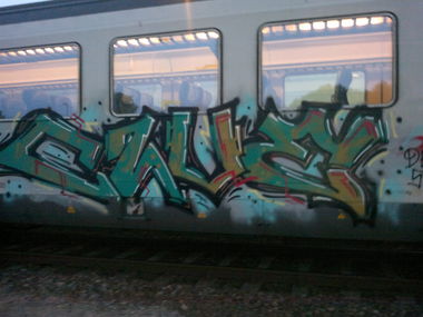 Graffiti Train - Photo by MADAFAKA