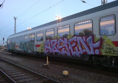 Graffiti Train - Photo by MADAFAKA