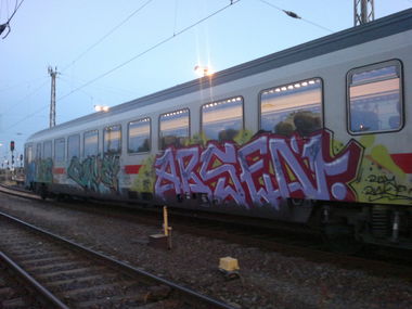 Graffiti Train - Photo by MADAFAKA