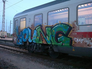 Graffiti Train - Photo by MADAFAKA