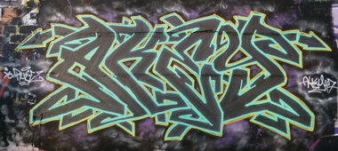 Graffiti Wall - Photo by MADAFAKA - hall, akey