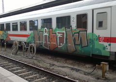 Graffiti Train - Photo by MADAFAKA
