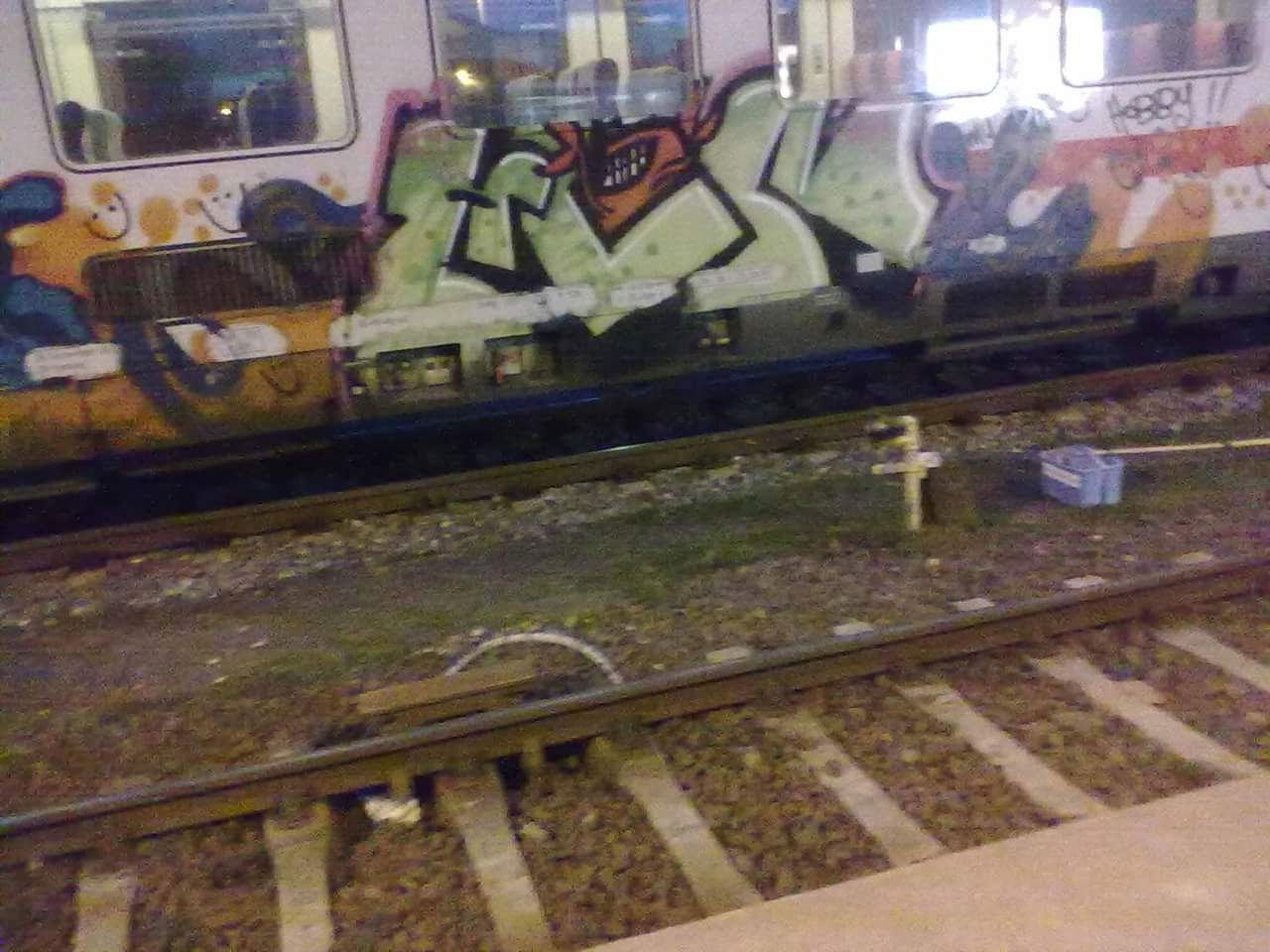 Graffiti Train - Photo by MADAFAKA