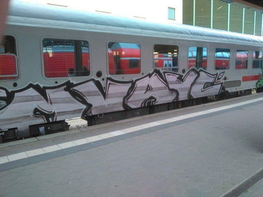 Graffiti Train - Photo by MADAFAKA