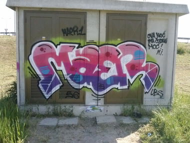 Graffiti Bombing - Photo by MAERONE (2015)