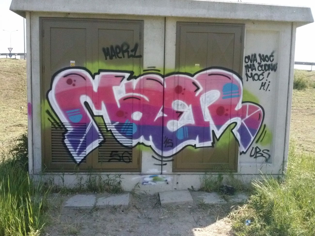 Graffiti Bombing - Photo by MAERONE (2015)