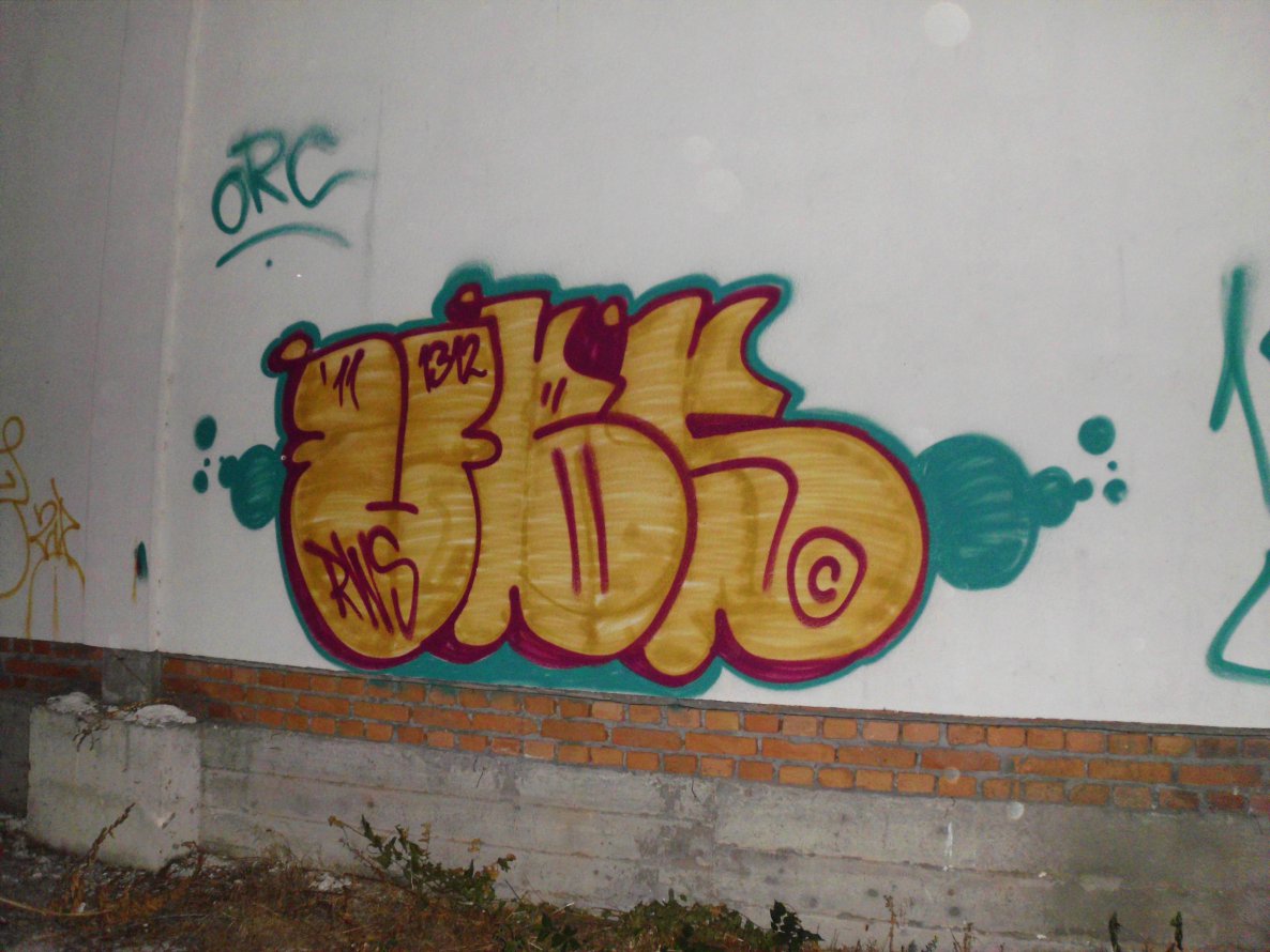 Graffiti Bombing in Novi Sad - Photo by MAERONE (2011)