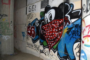 Graffiti Bombing in Novi Sad - Photo by MAERONE (2014)