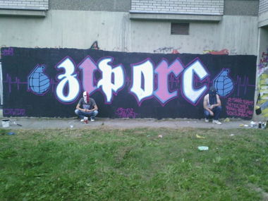 Graffiti Wall in Novi Sad - Photo by MAERONE - zip, orc(maer) (2014)