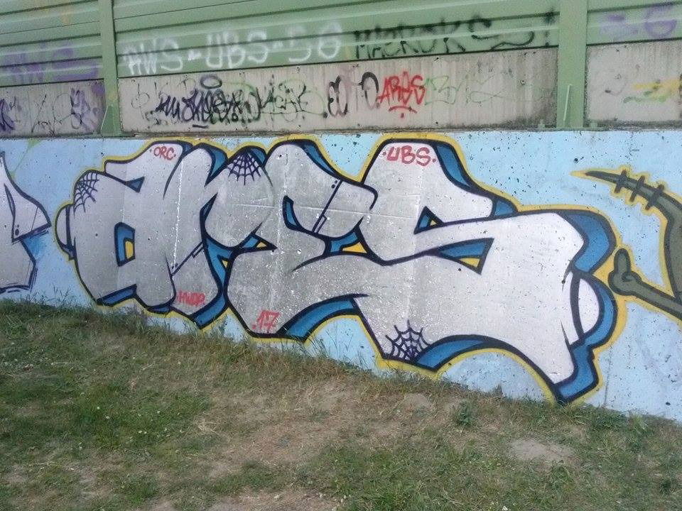 Graffiti Wall in Novi sad - Photo by MAERONE (2017)