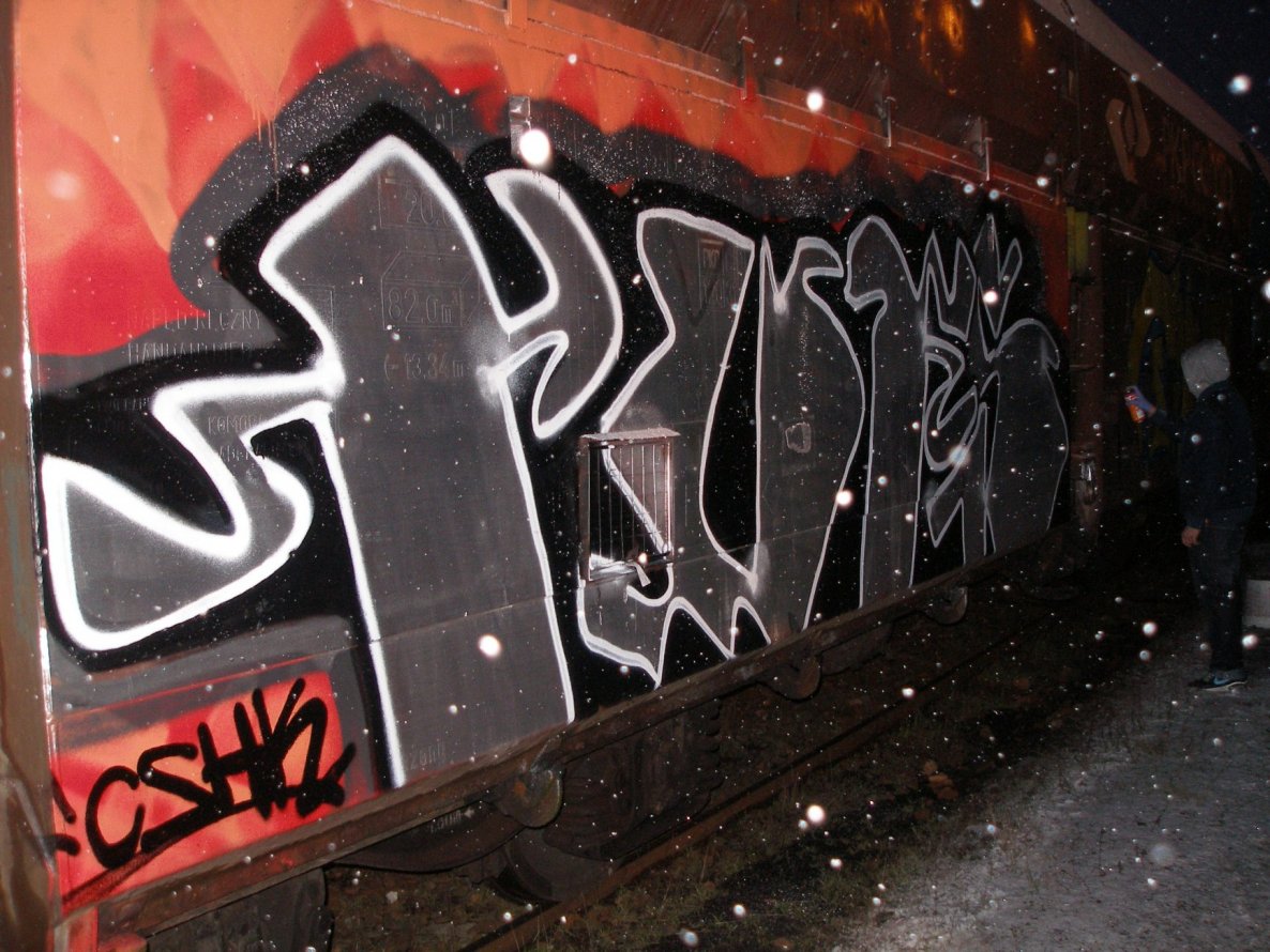 Graffiti Train - Photo by MAJSTER - TUFS, CSHK (2015)